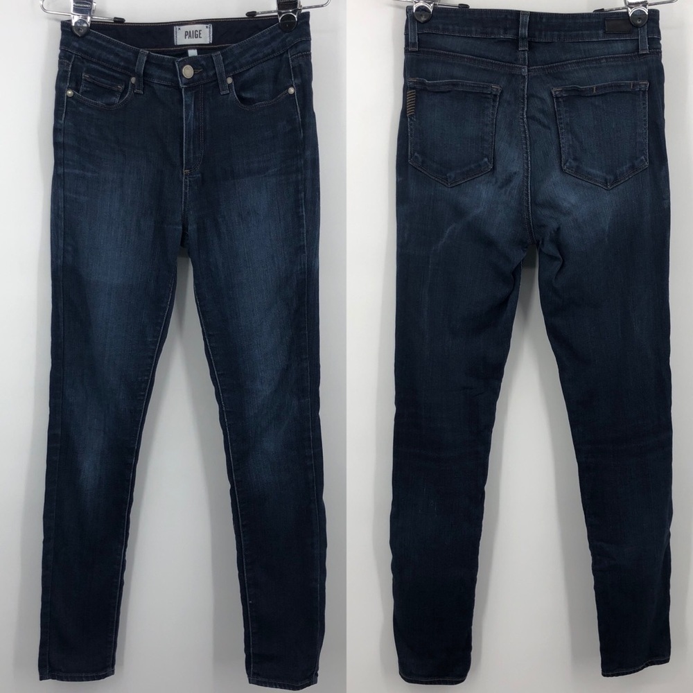 PAIGE Hoxton Ultra Skinny Dark Wash Jeans Denim 27